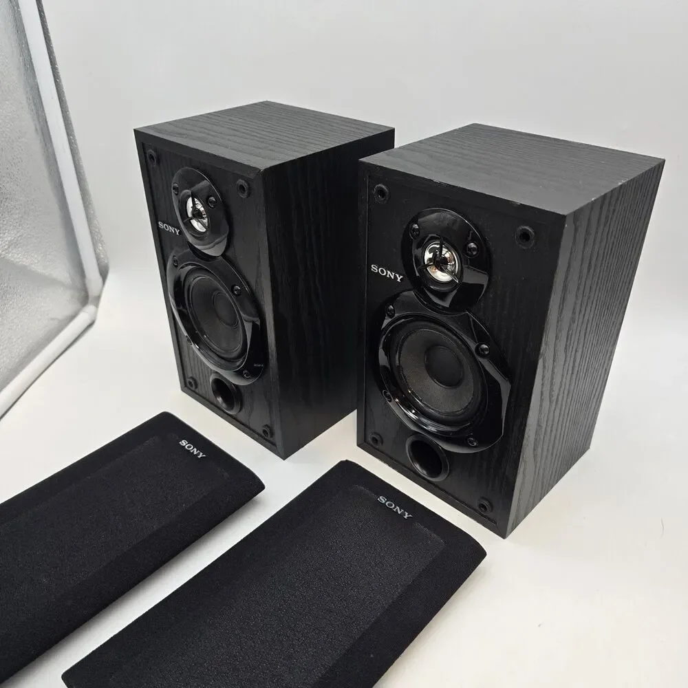 SONY SS-MSP69R Surround Sound Speaker Set of 2 Black Speakers